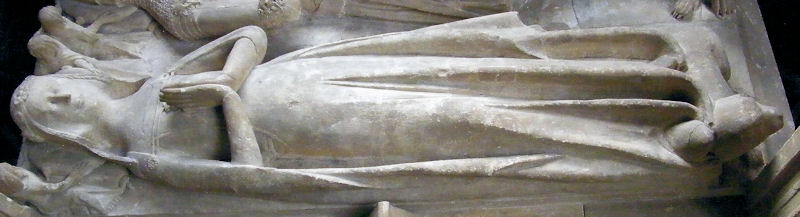 Spilsby - St James John Willoughby 2nd Baron 1349 and wife Joan Roscelin